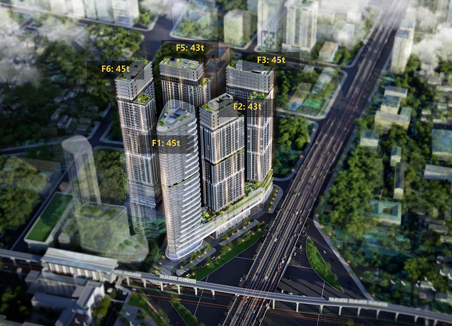 Quy Mo 5 Toa Sun Feliza Suites