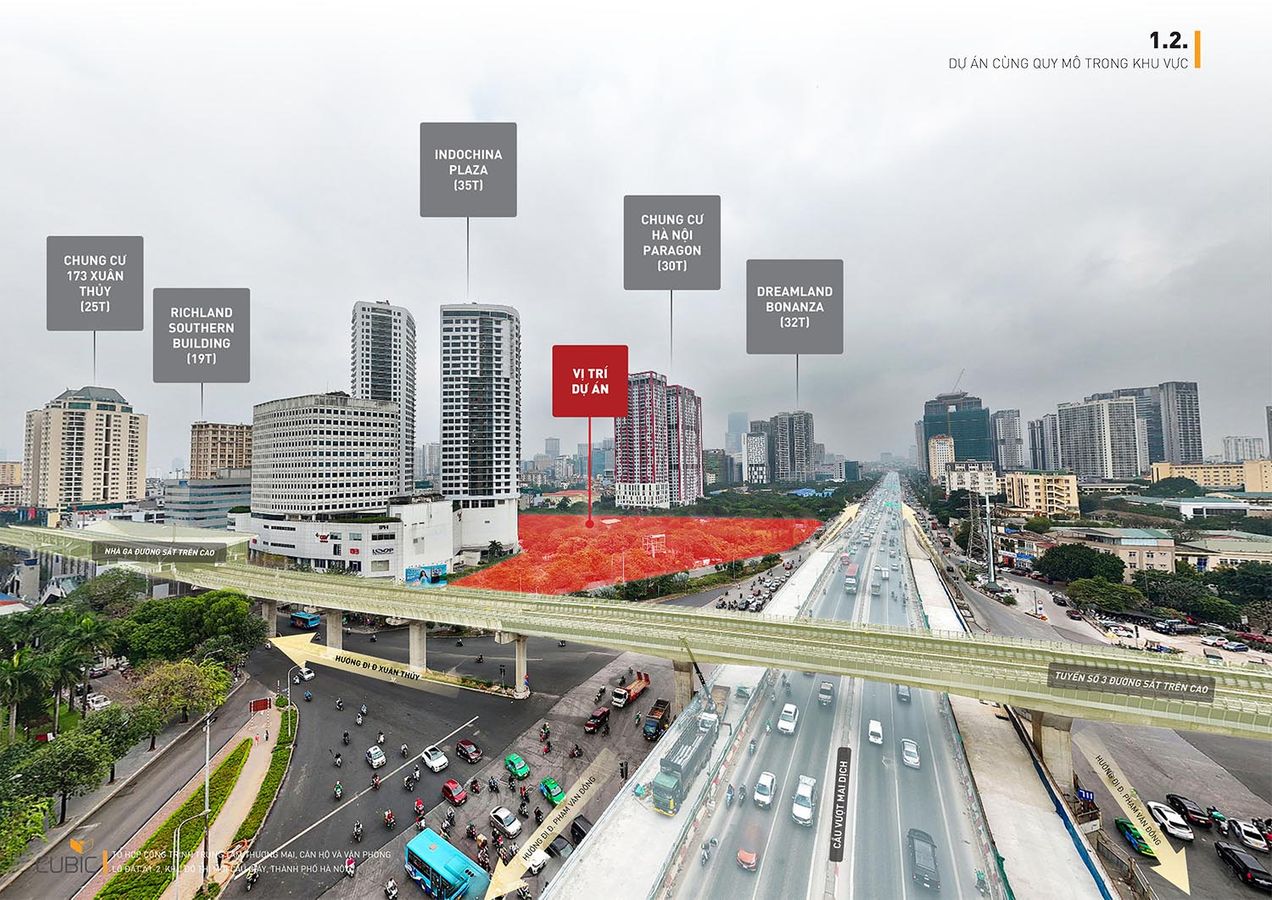 Vi Tri Du An Sun Feliza Suites Cau Giay