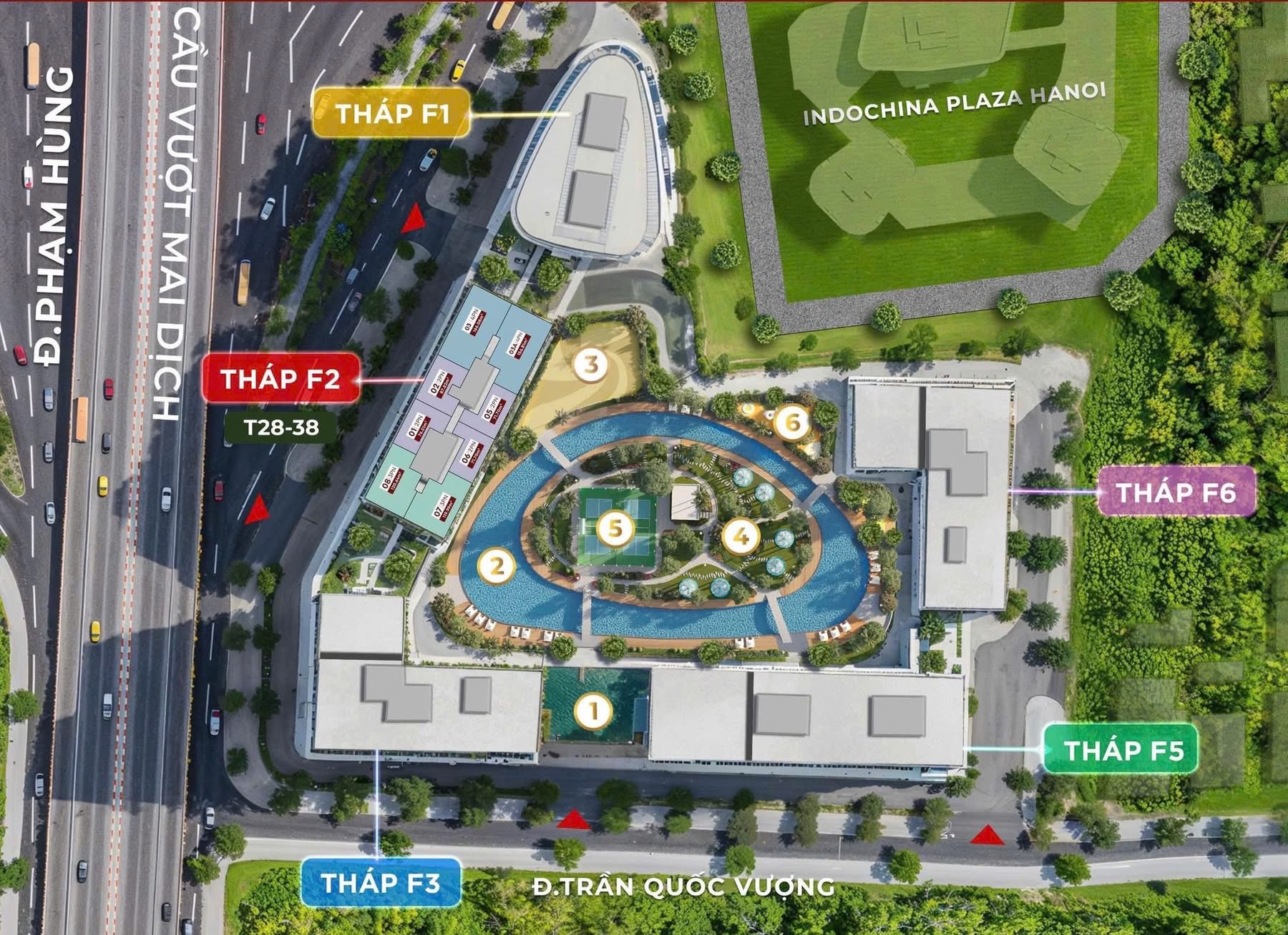 5 Tòa Tháp Thiêng Bao Bọc Khu Vườn Trung Tâm